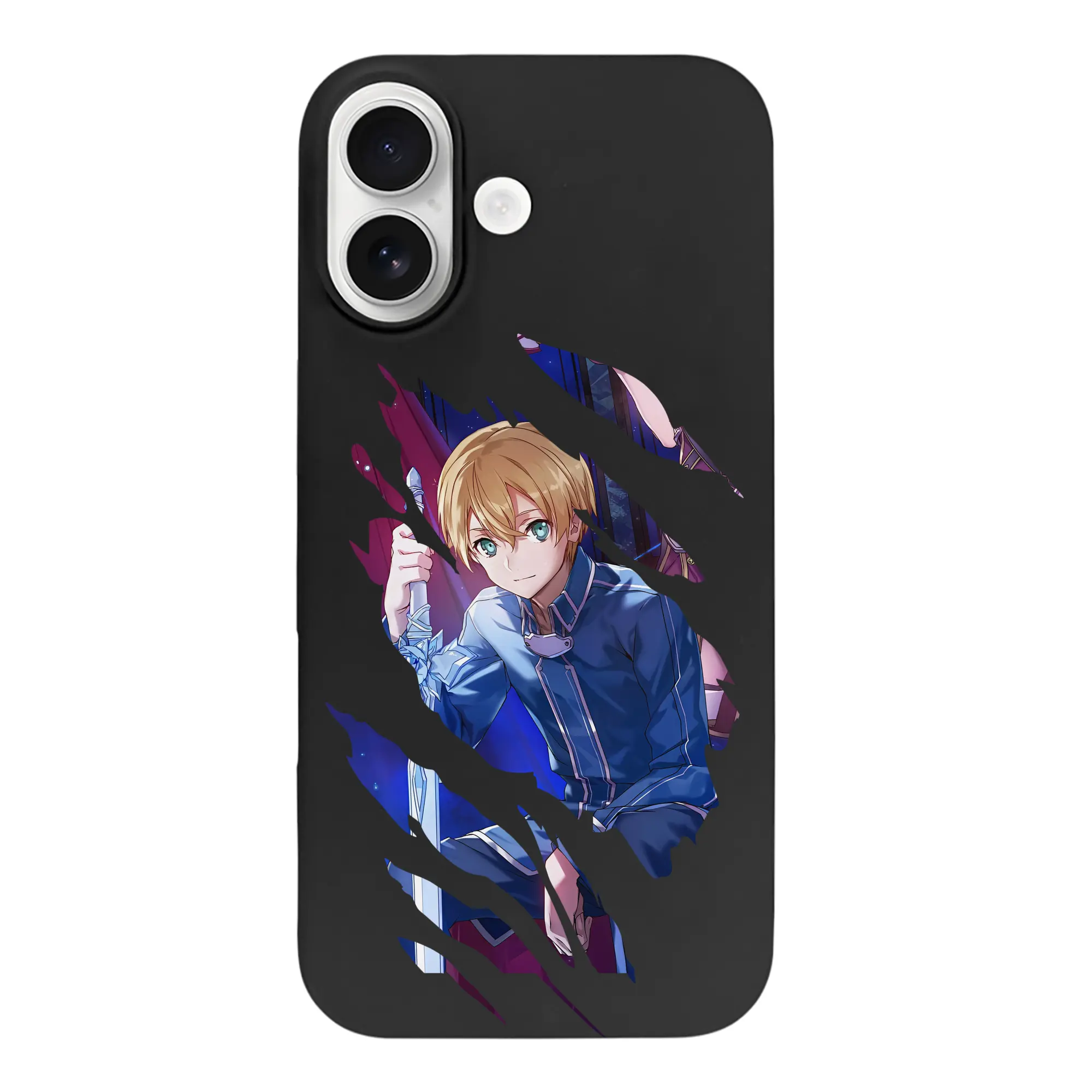 ソードアートオンライン グッズ ユージオ - iPhone 17 シリーズ シリコンケース 薄型 耐衝撃 指紋防止 ソフトタッチカバー 精密フィット 傷防止 保護ケース iPhone 17/17 Air/17 Pro/17 Pro Max 対応